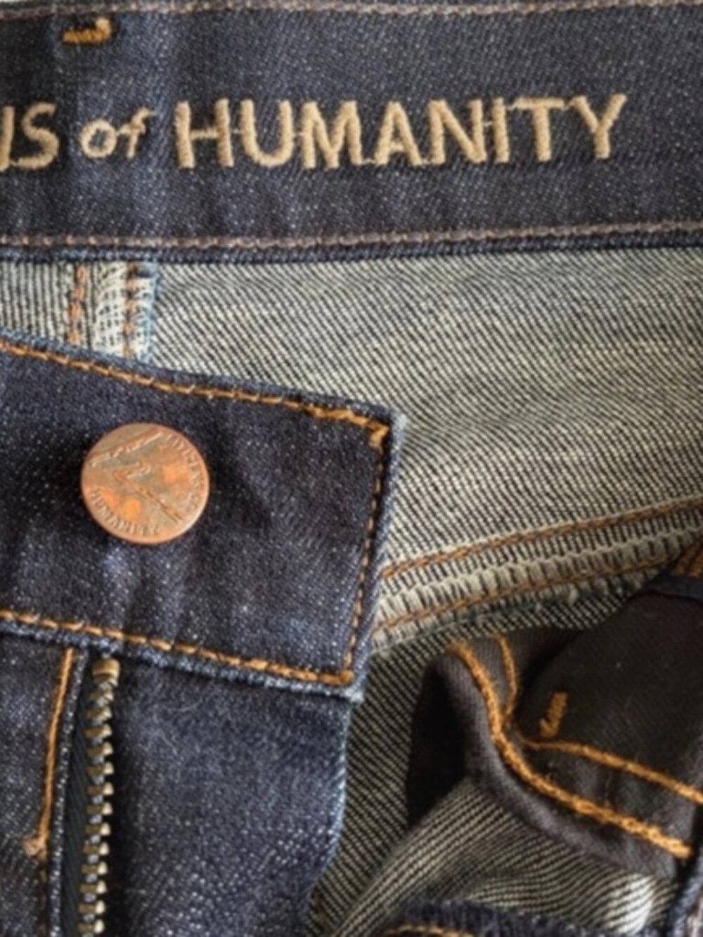 CITIZENS Of HUMANITY "Dani" Cropped & Cuffed, Mid-Rise Dark Wash Jeans - 25 Dark - Picture 11 of 11